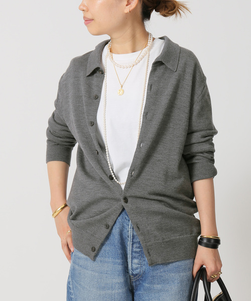 MUSE de Deuxieme ClasseWISH POLO カーディガン Deuxieme Classe（ドゥーズィエムクラス）の「* WISH ポロカーディガン