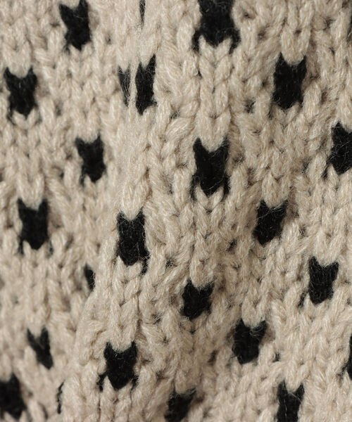 BEAMS HEART / ドット ジャカード ニット（ニット/セーター）｜BEAMS HEART（ビームスハート）