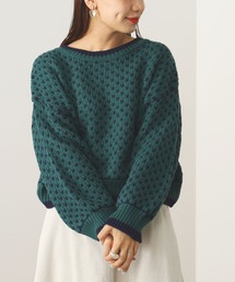 BEAMS HEART | BEAMS HEART / ドット ジャカード ニット(ニット/セーター)