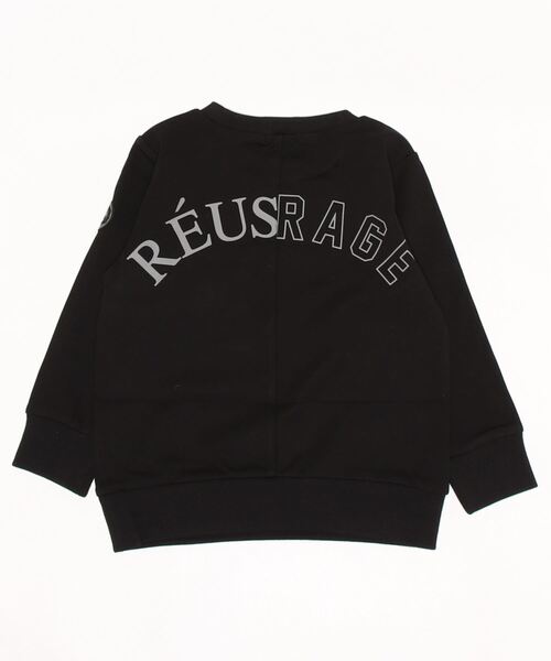 BeBe（ベベ）の「BeBe/ストレッチポンチポケットロゴバックプリントトレーナー(100~150cm)（スウェット・キッズ・イエロー/ブラック・110/120/150/130/100/140）」の11枚目の写真