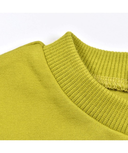 BeBe（ベベ）の「BeBe/ストレッチポンチポケットロゴバックプリントトレーナー(100~150cm)（スウェット・キッズ・イエロー/ブラック・110/120/150/130/100/140）」の20枚目の写真