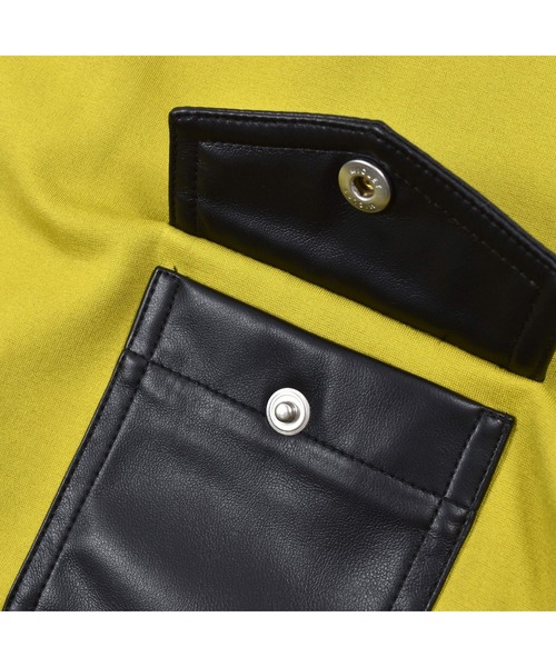 BeBe（ベベ）の「BeBe/ストレッチポンチポケットロゴバックプリントトレーナー(100~150cm)（スウェット・キッズ・イエロー/ブラック・110/120/150/130/100/140）」の12枚目の写真