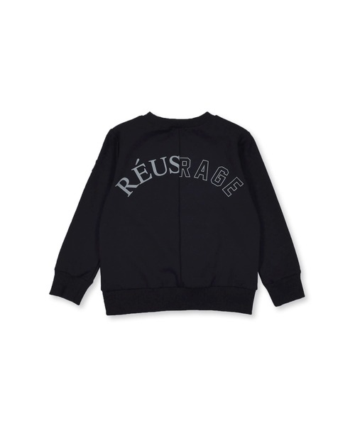 BeBe（ベベ）の「BeBe/ストレッチポンチポケットロゴバックプリントトレーナー(100~150cm)（スウェット・キッズ・イエロー/ブラック・110/120/150/130/100/140）」の8枚目の写真