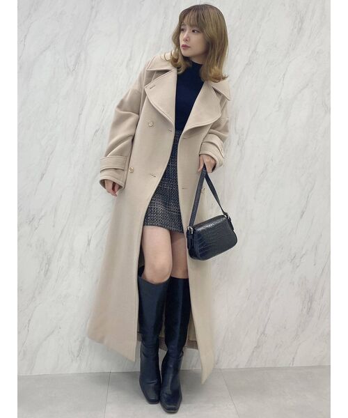 dazzlin（ダズリン）の「ツイードコンパクトミニスカート（スカート・レディース・アイボリー/ブラック/その他1・SMALL/MEDIUM）」の18枚目の写真