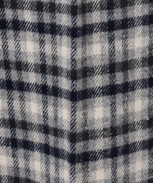 ONIGIRI(オニギリ)の「チェックワイドパンツ(その他パンツ・レディース・ネイビー/ブラウン・SMALL/MEDIUM/LARGE)」の4枚目の写真