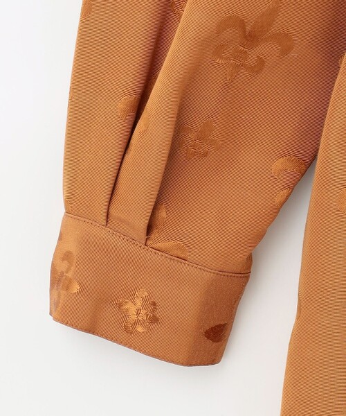 セール】グログランジャガードシャツドレス（シャツワンピース