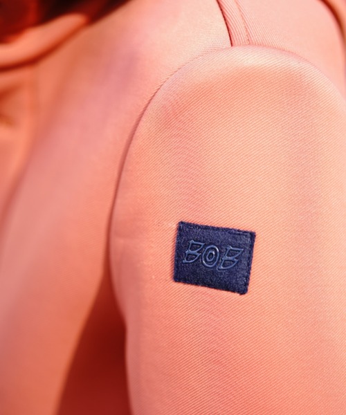 BOB（ボブ）の「BOB/ボブ/ボンディングフードコート（ブルゾン・メンズ・ネイビー/オレンジ・46/50/52/48）」の14枚目の写真