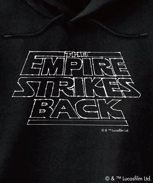 パーカー FD:「キャラチョイ」 Starwars スター・ウォーズ エピソードＶ EMPIRE STRIKES BACK ロゴパーカー レディース FD:【キャラチョイ】 Starwars スター・ウォーズ エピソードV