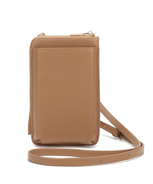 Ungrid（アングリッド）の「【Ungrid/アングリッド】本革 　牛革　スマホ　ショルダーウォレット　パスポートケース　お財布機能付きマルチ　ミニショルダーバッグ（ショルダーバッグ・レディース・ベージュ系その他/ブルー系その他/キャメル/アイボリー/ブラック/カーキ/スモークピンク/オリーブ/マスタード/シルバー/ゴールド/オレンジ/グレイッシュベージュ/ラベンダー・FREE）」の17枚目の写真