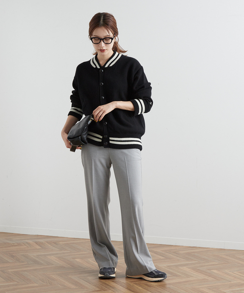 FRAMeWORK ジャケット セール】【HARDIN KNITWEAR*FRAMeWORK別注】stadium jumper
