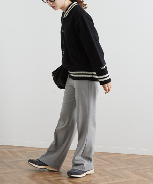 FRAMeWORK(フレームワーク)の「【HARDIN KNITWEAR*FRAMeWORK別注】stadium jumper(カーディガン/ボレロ・レディース・ブラック/ネイビー・FREE)」の22枚目の写真