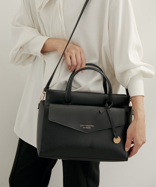 ROPE' PICNIC(ロペピクニック)の「マルチウェイカンガルートート&クラッチショルダーバッグ(ショルダーバッグ・レディース・ブラック/キナリ・FREE)」の18枚目の写真