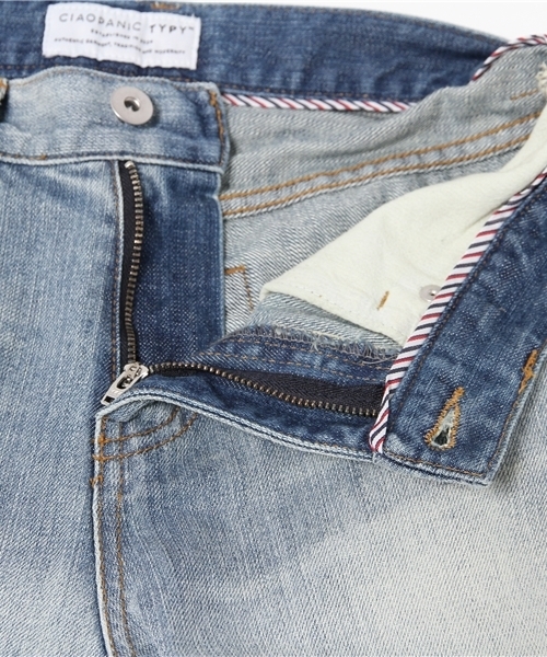 CIAOPANIC TYPY（チャオパニックティピー）の「クラッシュデニムパンツ（デニムパンツ・レディース・ネイビー/ブルー・LARGE/MEDIUM/SMALL）」の5枚目の写真