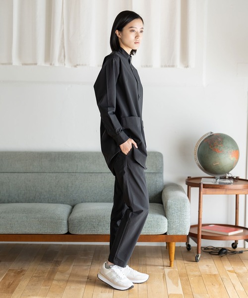 BRICK & SONS(ブリックアンドサンズ)の「リラックスバンドカラーシャツ<ブラック>(シャツ/ブラウス・メンズ・ブラック・XS/S/M/L/LL)」の9枚目の写真