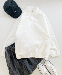 オーガニックコットン  長袖プルオーバーブルゾン OG RIP TRAINING BLOUSON