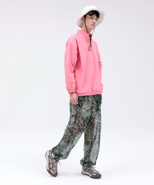 ARCH & LINE(アーチアンドライン)の「オーガニックコットン 長袖プルオーバーブルゾン OG RIP TRAINING BLOUSON(ブルゾン・レディース・ブルー/ピンク/ホワイト・1/3/2)」の4枚目の写真