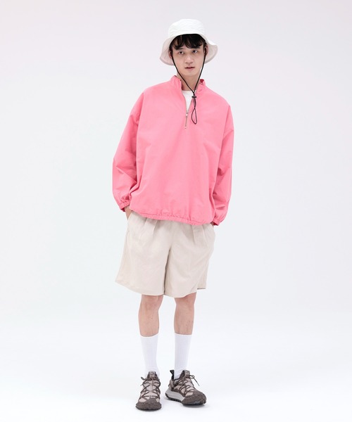ARCH & LINE(アーチアンドライン)の「オーガニックコットン 長袖プルオーバーブルゾン OG RIP TRAINING BLOUSON(ブルゾン・レディース・ブルー/ピンク/ホワイト・1/3/2)」の10枚目の写真