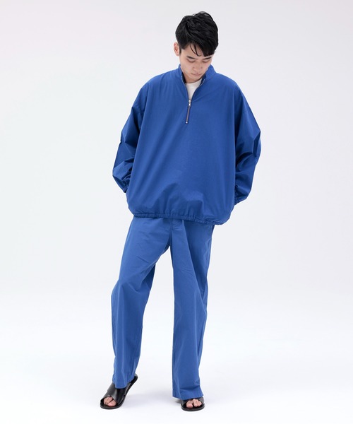 ARCH & LINE(アーチアンドライン)の「オーガニックコットン 長袖プルオーバーブルゾン OG RIP TRAINING BLOUSON(ブルゾン・レディース・ブルー/ピンク/ホワイト・1/3/2)」の21枚目の写真