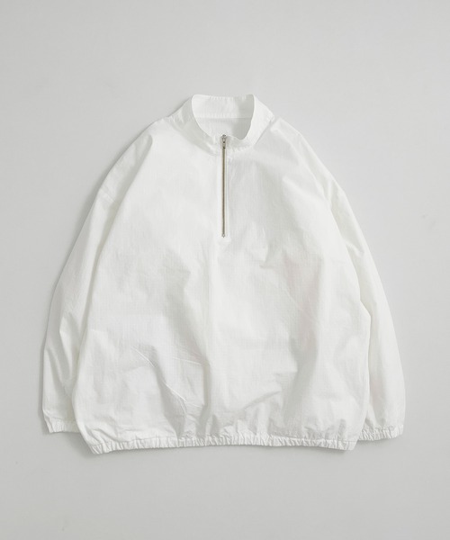 ARCH & LINE(アーチアンドライン)の「オーガニックコットン 長袖プルオーバーブルゾン OG RIP TRAINING BLOUSON(ブルゾン・レディース・ブルー/ピンク/ホワイト・1/3/2)」の11枚目の写真