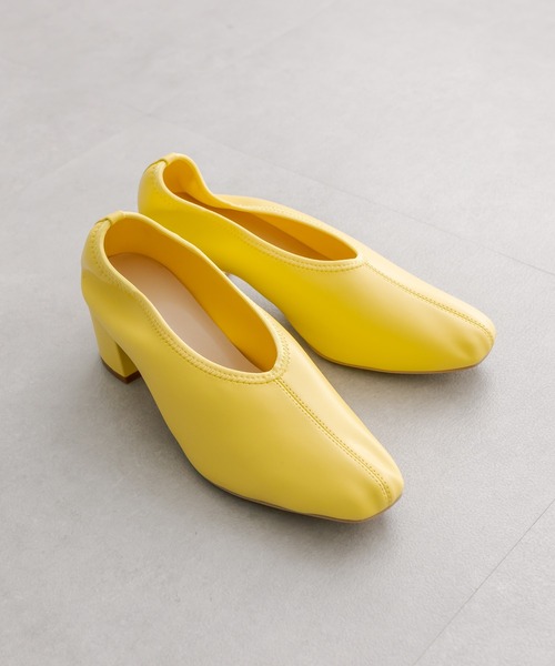 mystic（ミスティック）の「ゴム使いパンプス（パンプス・レディース・イエロー/アイボリー・36/37/38）」の4枚目の写真