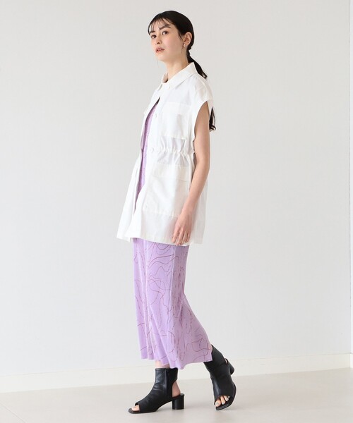 Ray BEAMS(レイビームス)の「Ray BEAMS / 4ポケット ミリタリー ベスト(ベスト・レディース・オリーブ/ホワイト・ONE SIZE)」の6枚目の写真