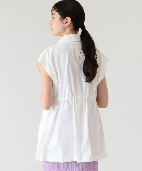 Ray BEAMS(レイビームス)の「Ray BEAMS / 4ポケット ミリタリー ベスト(ベスト・レディース・オリーブ/ホワイト・ONE SIZE)」の9枚目の写真