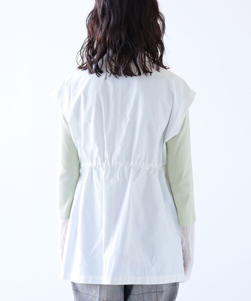 Ray BEAMS(レイビームス)の「Ray BEAMS / 4ポケット ミリタリー ベスト(ベスト・レディース・オリーブ/ホワイト・ONE SIZE)」の18枚目の写真