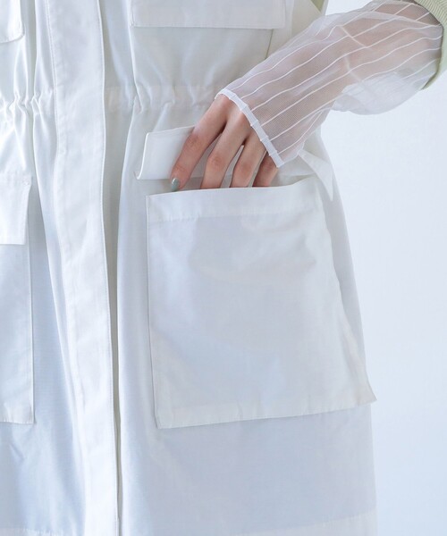 Ray BEAMS(レイビームス)の「Ray BEAMS / 4ポケット ミリタリー ベスト(ベスト・レディース・オリーブ/ホワイト・ONE SIZE)」の20枚目の写真