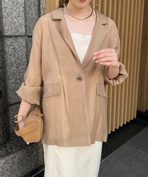 CAPRICIEUX LE'MAGE（カプリシューレマージュ）の「シアーシャツ