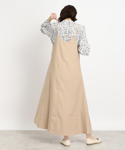 DRESKIP（ドレスキップ）の「◆ボタニカルプリントVフリルブラウス（シャツ/ブラウス・レディース・ホワイト系3/ブラック系/黄緑系1・02/03/04）」の21枚目の写真