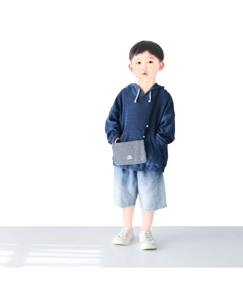 L.COPECK（エルコペック）の「ライトデニム切替ハーフ（デニムパンツ・キッズ・その他/ブルー・150cm/160cm）」の5枚目の写真