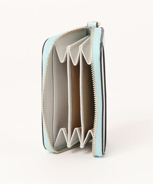 FURLA（フルラ）の「FURLA CAMELIA S ZIP AROUND CC（コインケース・レディース・ライトブルー・ONE SIZE）」の4枚目の写真