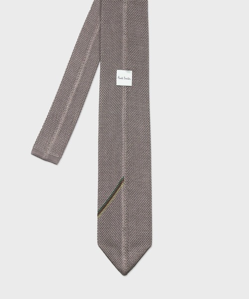 Paul Smith（ポールスミス）の「ストライプディテール ニットタイ / 130079 PKNIT（ネクタイ・メンズ・ベージュ/ネイビー・FREE）」の3枚目の写真