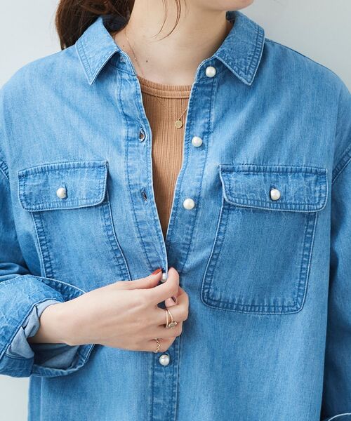 le.coeur blanc(ルクールブラン)の「ランダムテレコタンク(タンクトップ・レディース・グレイッシュベージュ/ネイビー/キャメル/アイボリー・38)」の16枚目の写真