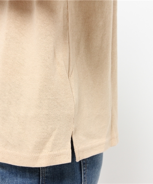 Kastane（カスタネ）の「【Kastane】脇スリット2wayプルオーバー（Tシャツ/カットソー・レディース・オフホワイト/グリーン/ネイビー/ベージュ・FREE）」の10枚目の写真