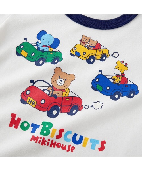 HOT BISCUITS(ホットビスケッツ)の「ビーンズ ルームウェア 上下セット(ルームウェア/パジャマ・キッズ・ネイビー/サファリグリーン・100cm/80cm/120cm/90cm/110cm)」の5枚目の写真