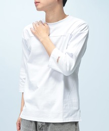SAKAZEN（サカゼン）の「グッドウェア  フットボール Tシャツ 7分袖 ヘヴィーウエイト 2W72509（Tシャツ/カットソー）」