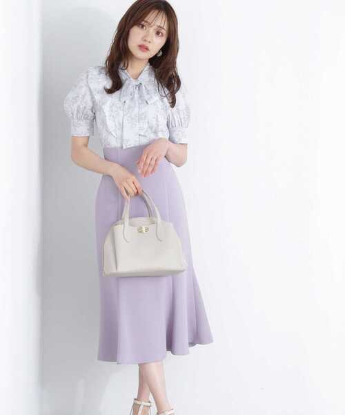 PROPORTION BODY DRESSING(プロポーションボディドレッシング)の「バックラッフルデザインマーメイドスカート / 1213120501(スカート・レディース・ブラック/ベージュ/パープル・SMALL/MEDIUM)」の21枚目の写真