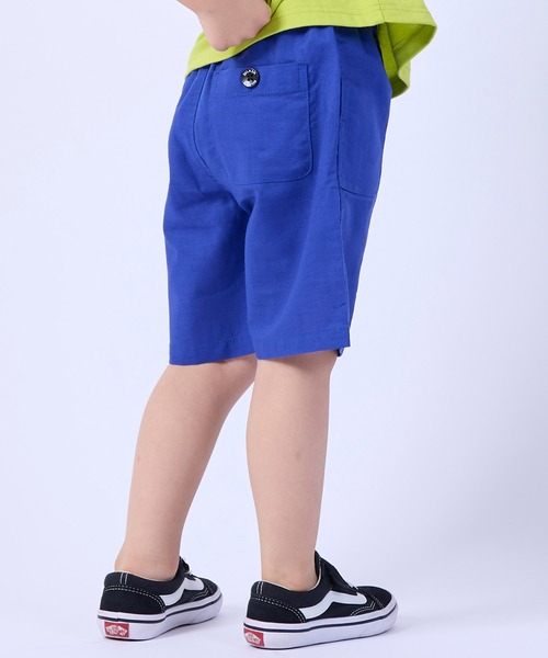 DILASH(ディラッシュ)の「綿麻キャンバスパンツ(4.5分丈)(その他パンツ・キッズ・エンジ/ブラウン/ブルー/グリーン・110/120/130/100/140/90/80)」の5枚目の写真
