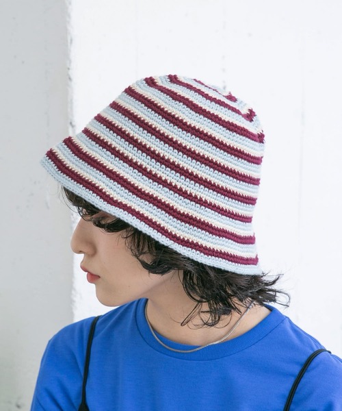 KBF（ケイビーエフ）の「チューリップニットHAT（ハット・レディース・ベージュ系その他/ベージュ/ブルー系その他/ブラック・ONE）」の4枚目の写真