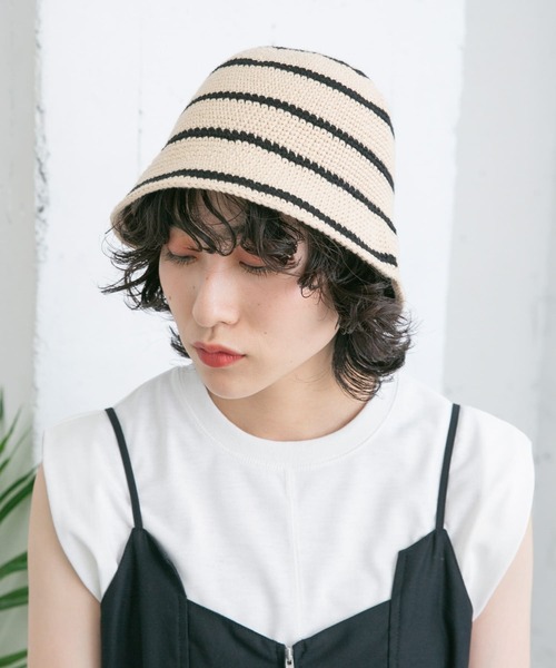 KBF（ケイビーエフ）の「チューリップニットHAT（ハット・レディース・ベージュ系その他/ベージュ/ブルー系その他/ブラック・ONE）」の14枚目の写真