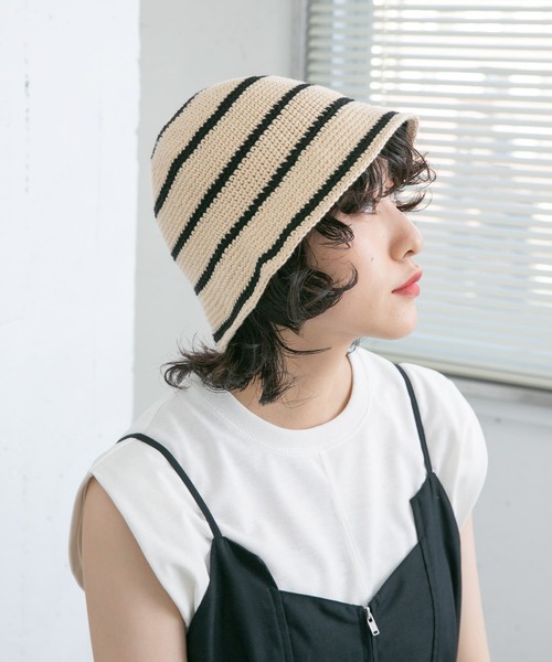 KBF（ケイビーエフ）の「チューリップニットHAT（ハット・レディース・ベージュ系その他/ベージュ/ブルー系その他/ブラック・ONE）」の16枚目の写真