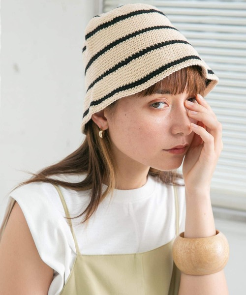 KBF（ケイビーエフ）の「チューリップニットHAT（ハット・レディース・ベージュ系その他/ベージュ/ブルー系その他/ブラック・ONE）」の20枚目の写真