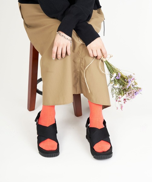 SHAKA(シャカ)の「SHAKA 別注 厚底 SK-109 FIESTA PLATFORM 24SS新作(サンダル・レディース・モカ/ベージュ系その他/ブラック/バーガンディー・22cm/23cm/25cm/26cm/24cm)」の17枚目の写真