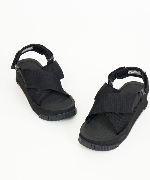 SHAKA(シャカ)の「SHAKA 別注 厚底 SK-109 FIESTA PLATFORM 24SS新作(サンダル・レディース・モカ/ベージュ系その他/ブラック/バーガンディー・22cm/23cm/25cm/26cm/24cm)」の19枚目の写真