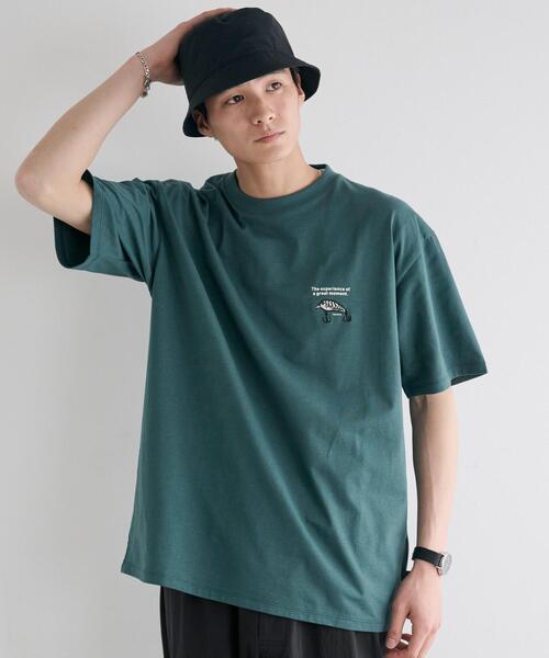 DAIWA（ダイワ）の「【別注】＜DAIWA×green label relaxing＞エンブレム ロゴ Tシャツ（Tシャツ/カットソー・メンズ・オリーブ/ネイビー・S/L/XL/M）」の4枚目の写真