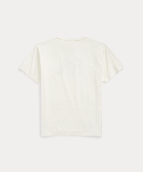 RRL（ダブル アール エル）の「ロゴ ジャージー Tシャツ（Tシャツ/カットソー・メンズ・ホワイト・L/M/S/XL/XS/XXL）」の4枚目の写真