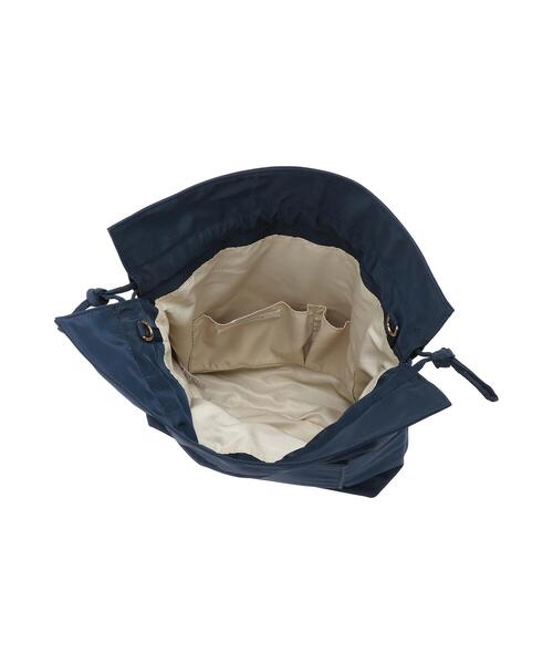 Lugnoncure(ルノンキュール)の「巾着ショルダーバッグ(ハンドバッグ・レディース・ネイビー/オフホワイト・F)」の12枚目の写真