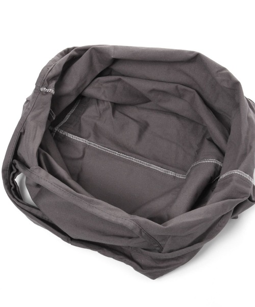 LAKOLE（ラコレ）の「コットンエコバッグ(M) / 907846（トートバッグ・レディース・アイボリー/チャコール・FREE）」の12枚目の写真