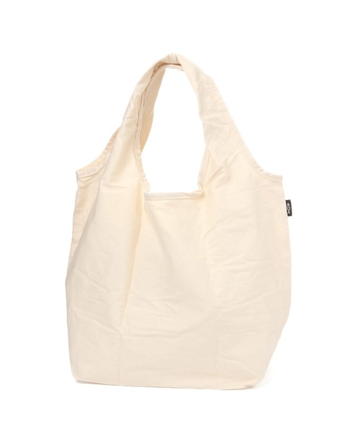 LAKOLE（ラコレ）の「コットンエコバッグ(M) / 907846（トートバッグ・レディース・アイボリー/チャコール・FREE）」の16枚目の写真